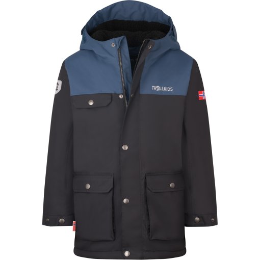 Foto de Trollkids Chaqueta Niño - Gudvangen - Negro/Mystic Blue