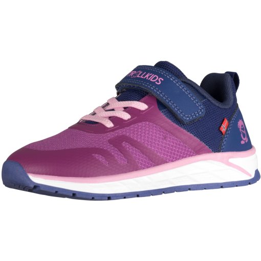 Foto de Trollkids Zapatillas Niño - Alesund - Mallow Pink/Violet Blue/Wild Rose