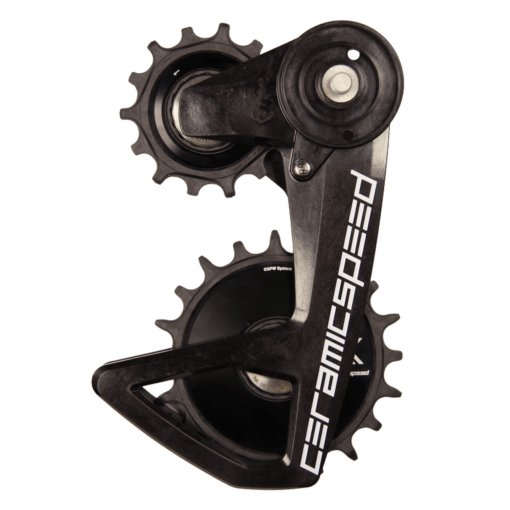 Photo produit de CeramicSpeed Système de Galets de Dérailleur - OSPW ALPHA - Alpha Disc | pour Shimano GRX / XTR / XT 12s Di2 - black - Team Edition