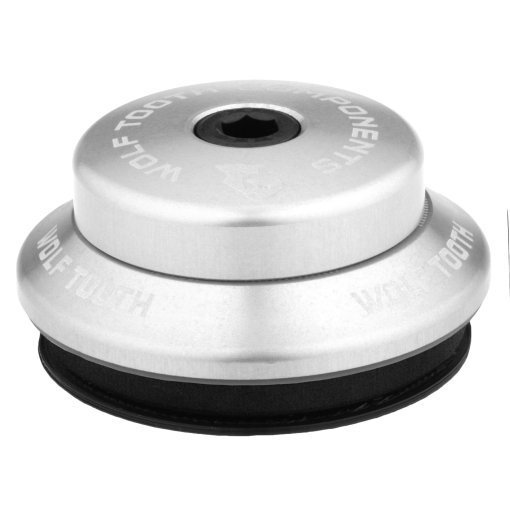 Photo produit de Wolf Tooth Performance IS Partie Supérieure du Jeu de Direction - 1 1/8&quot; - IS41/28.6/H7 - argent brut