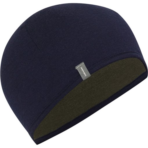 Image of Icebreaker Merino 200 Oasis Reversible Beanie - Dk Loden/Midnight Navy