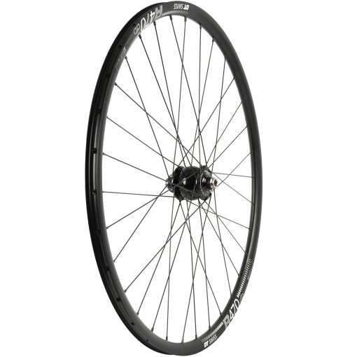 Picture of SON delux | DT Swiss R470 db - Front Wheel - Hub Dynamo - 28&quot; | Clincher | Centerlock - 12x100mm - black