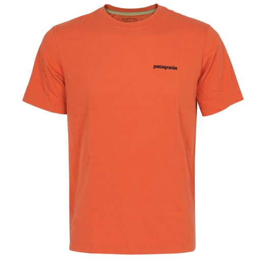 Productfoto van Patagonia P6 Logo T-shirt heren - Coal Orange