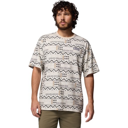 Photo produit de Columbia T-Shirt Homme - CSC Heavyweight Printed - Dark Stone/Horizons