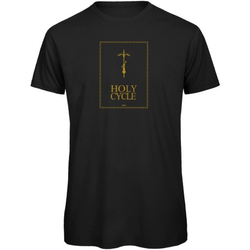 Bild von RTTshirts Holy Cycle Fahrrad T-Shirt Herren - schwarz