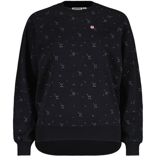 Foto de Maloja Sudadera Mujer - PerdonigM. Franela - deep black leafflower 1192