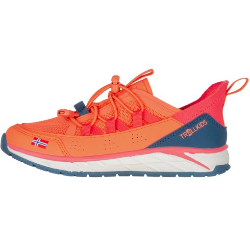 Photo produit de Trollkids Trondheim Chaussures Enfants - Mellow Peach/Madeira Blue/Watermelon