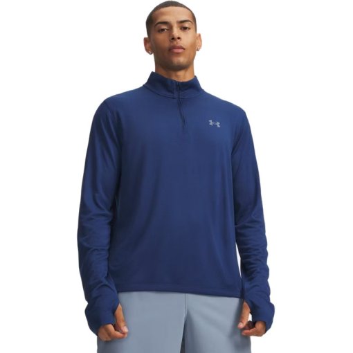 Zdjęcie: Under Armour UA Velociti 1/4 Zip Koszulka z długim rękawem dla mężczyzn - Blackout Navy/Reflective