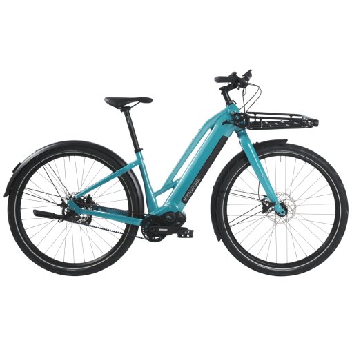 Picture of Tout Terrain BELAIR Mixte Select 5.2 Pinion E1.9 - E-Bike with Belt Drive - 2026 - aqua blue glossy