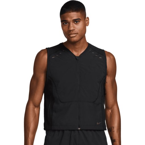 Foto de Nike Chaleco de correr Hombre - Run Dri-FIT ADV Utility - black/black reflective HV2006-010