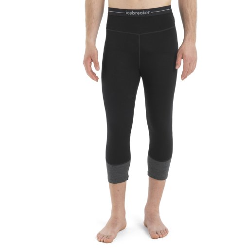 Foto de Icebreaker Malla Hombre - Merino 260 ZoneKnit™ Legless - Negro/Jet HTHR