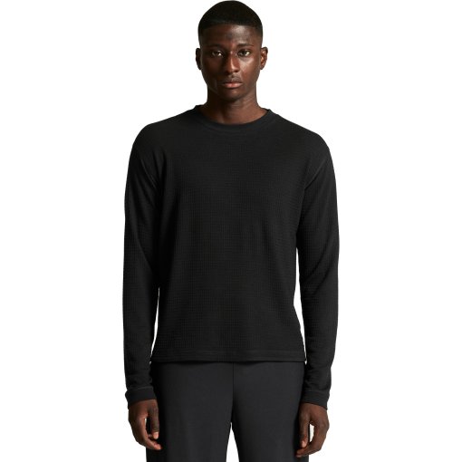 Foto de CRAFT Camiseta Manga Larga Hombre - Wool Waffle - Negro