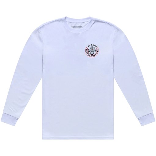 Photo produit de Troy Lee Designs T-Shirt Manches Longues Homme - Carb Club White