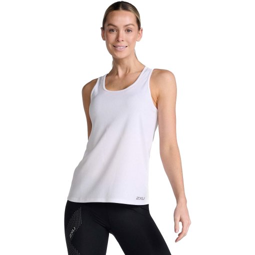 Photo produit de 2XU Debardeur Femme - Aero - white/silver reflective