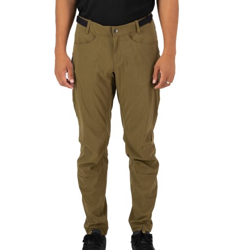 Foto de Mons Royale Pantalones Hombre - Diversion Merino Trail - dark olive