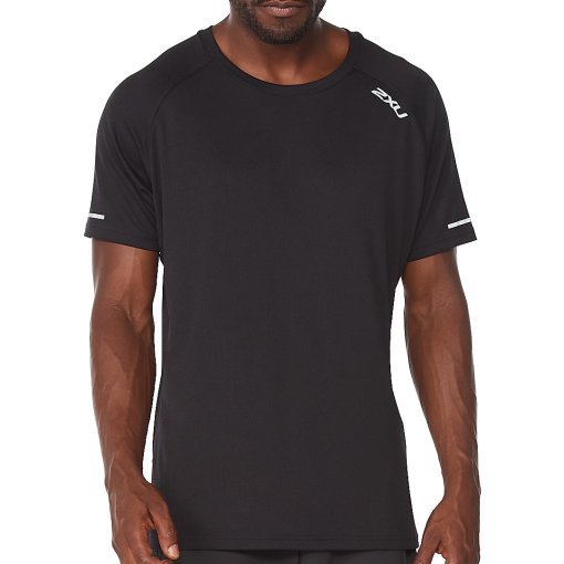 Photo produit de 2XU T-Shirt de course Homme - Aero - black/silver reflective