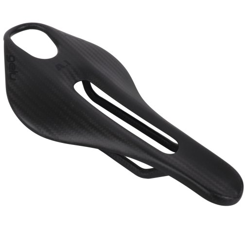 Photo produit de Gelu A1 Carbon Saddle - black decals