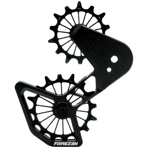 Photo produit de Fraezen Cage de Dérailleur Arrière - KAEFIG DH - SRAM Eagle Transmission - noir/noir