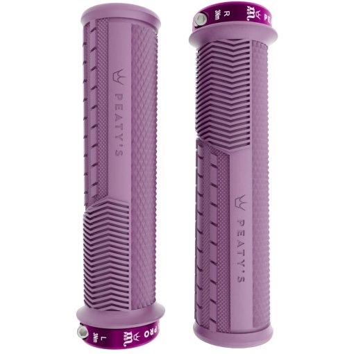 Produktbild von Peaty&#039;s Monarch Pro Grips Knurl Thick Lenkergriffe - Plum Purple