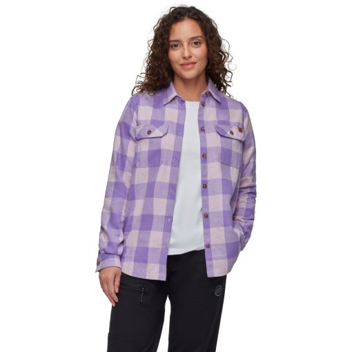 Foto de Mammut Camisa de Franela Mujer - Tamaro - alpine calamint-lavandin