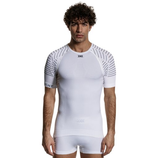 Immagine prodotto da X-Bionic Canottiera Uomo - Invent 4.0 LT Round Neckle - arctic white/dolomite grey