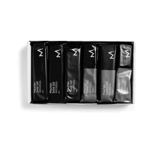 Foto de MAURTEN Barrita de Carbohidratos - Solid 160 Energy Bar - Paquete Mixto - 12x55g