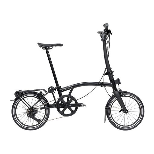 Produktbild von Brompton P Line MK2 - 12-Speed - High Bar - Extended Seatpost - Rear Rack - 16&quot; Faltrad - 2026 - black matt