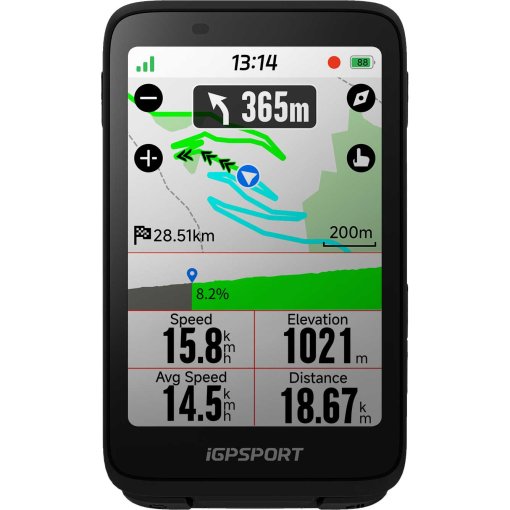 Photo produit de iGPSPORT BiNavi GPS Compteur vélo - noir