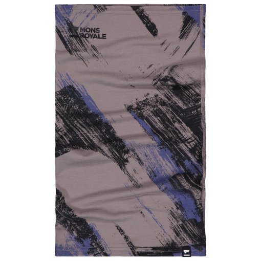 Picture of Mons Royale Daily Dose Merino Neckwarmer - paintbrush blue