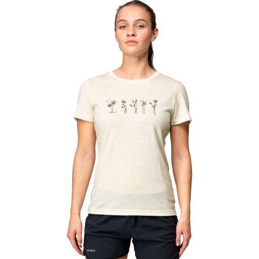 Immagine prodotto da Devold Maglietta Donna - Classic Flowers - 001A White