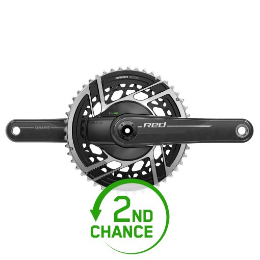 Productfoto van SRAM RED AXS Powermeter Crankset | 2x12-speed | DUB | E1 - 50/37 Tanden | 170mm - B-Keus - SC001