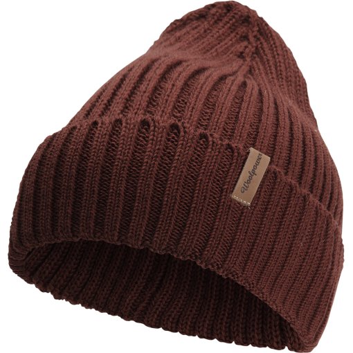 Foto de Woolpower Beanie Rib Gorro de Punto - rust red