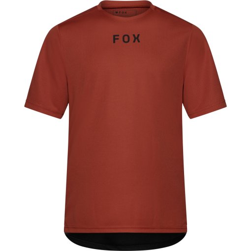 Picture of FOX Ranger Wordmark Shortsleeve MTB-Jersey Men - amber scarlet