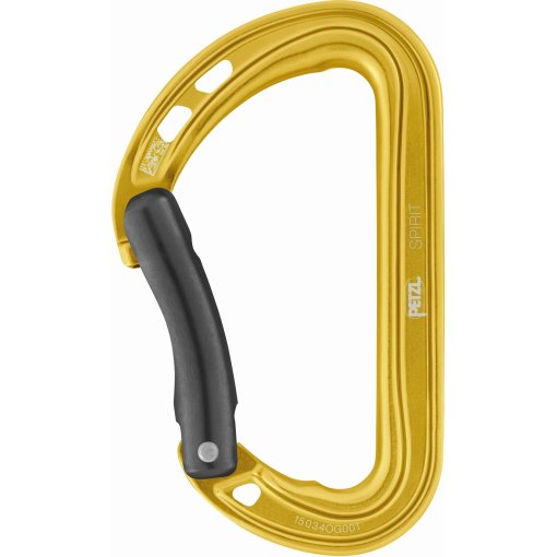 Foto de Petzl Mosquetón - Puerta Curvado - Spirit - amarillo