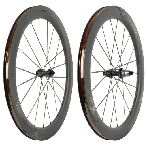 Photo produit de ax-lightness Ultra 60CX Paire de roues - 28&quot; | Carbon | TLR | Clincher | Centerlock - 12x100mm | 12x142mm - SRAM XDR