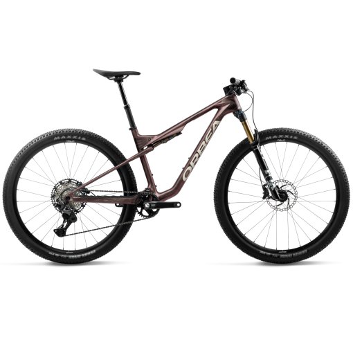 Picture of Orbea OIZ M20 - Carbon Mountain Bike - 2027 - Burning Ashes Carbon (matt) - Ivory White (gloss)