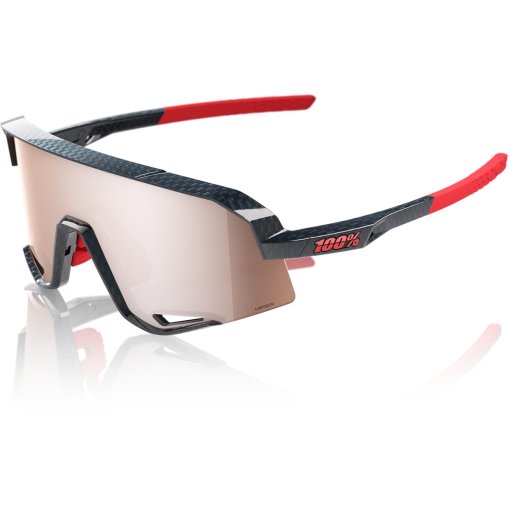 Foto de 100% Gafas - Slendale - Gloss Carbon Fiber - HiPER Crimson Silver Mirror