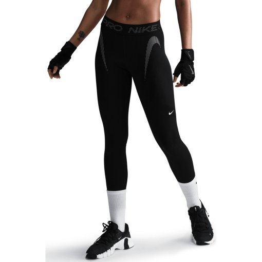 Foto de Nike Malla 7/8 Mujer - Dri-FIT Mid Rise GRX - black/cool grey/white HJ1219-010