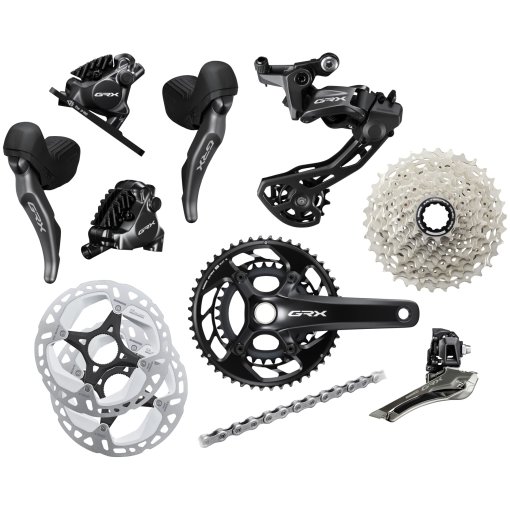 Shimano GRX FC-RX820 Crankset - 2x12-speed | BIKE24
