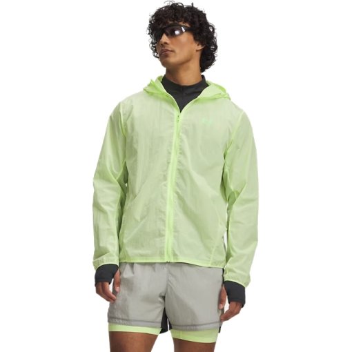 Produktbild von Under Armour UA Explor Trail Run WindShell Jacke Herren - Fade Green/Lumos Lime