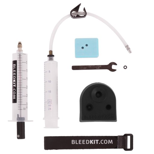 Photo produit de BLEEDKIT.COM Premium Edition Kit de purge pour freins hydrauliques de MTB Shimano