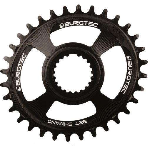 Foto de Burgtec Plato - Thick Thin - Direct Mount (Shimano) | Offset 3mm | ovalado - burgtec black