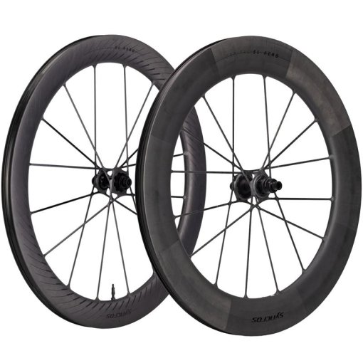 Photo produit de Syncros Paire De Roues - Capital SL Aero - 28&quot; | Carbon | Hookless | Centerlock - 12x100mm | 12x142mm - 60mm avant + 80mm arrière | SRAM XDR