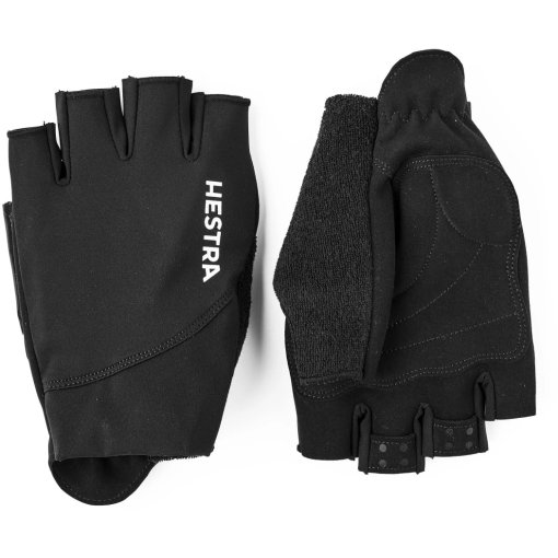 Produktbild von Hestra Spiro Short - 5 Finger Fahrradhandschuhe - black/black