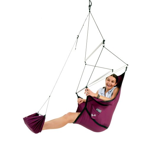 Foto de Ticket To The Moon Silla Colgante - Moon Chair - Plum