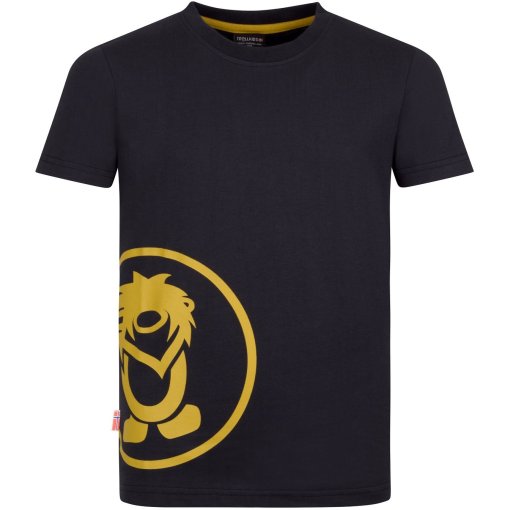 Photo produit de Trollkids Kroksand T-shirt pour enfants - Black/Mustard