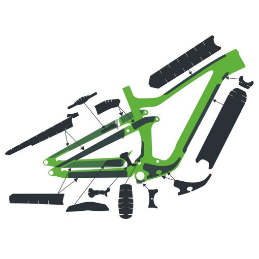 Immagine prodotto da Syncros Set di Protezione del Telaio per Scott Ransom Carbon - MY 2024 | clear matt