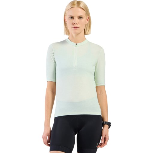 Foto de Odlo Maillot Ciclismo Mujer - Essentials Half-Zip - ambrosia
