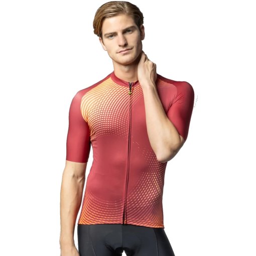 Foto de Alé Maillot de Manga Corta Hombre - PRAGMA Optical - bordeaux