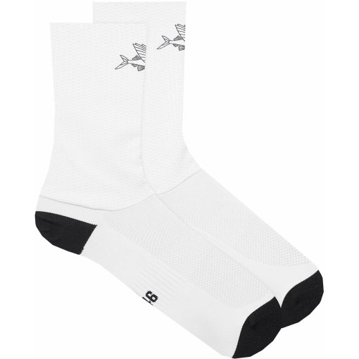 Productfoto van Café du Cycliste Aero Sokken - flying fish/black on white
